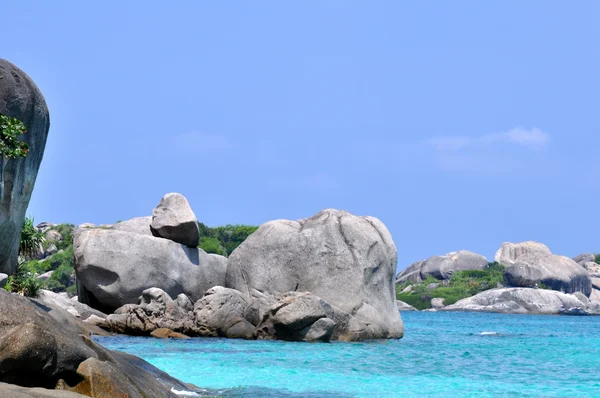 stock image Similansky islands in Indian ocean.