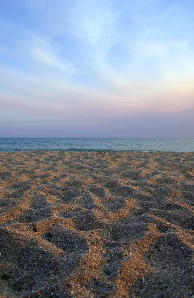 Sunset on the beach. — Stock Photo, Image