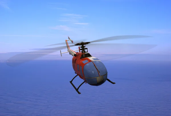 Civilní vrtulník — Stock fotografie