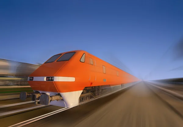 A locomotiva — Fotografia de Stock