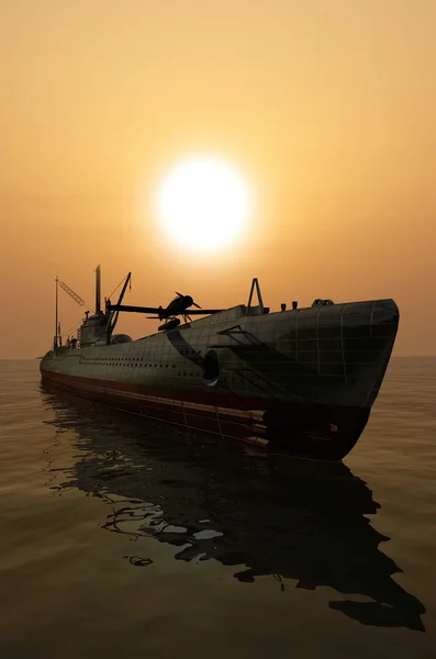 Das Militärschiff — Stockfoto