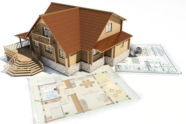 A ház modell — Stock Fotó