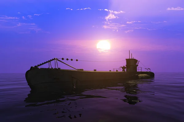 Das Militärschiff — Stockfoto