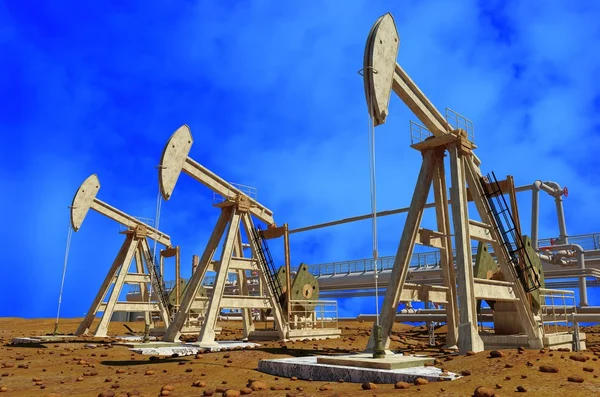 Нефтяная техника — стоковое фото