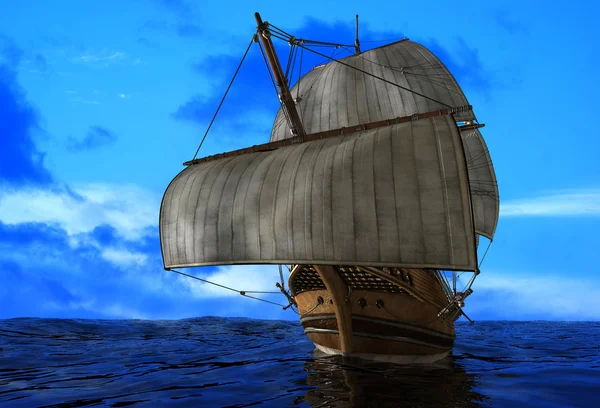 海での船の帆 — ストック写真