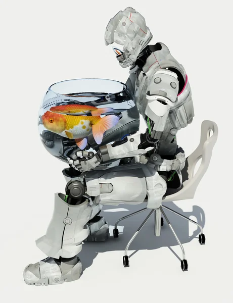 O robô — Fotografia de Stock