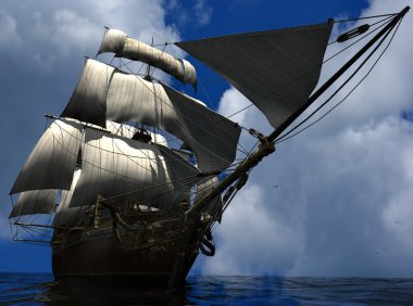Antik gemi deniz