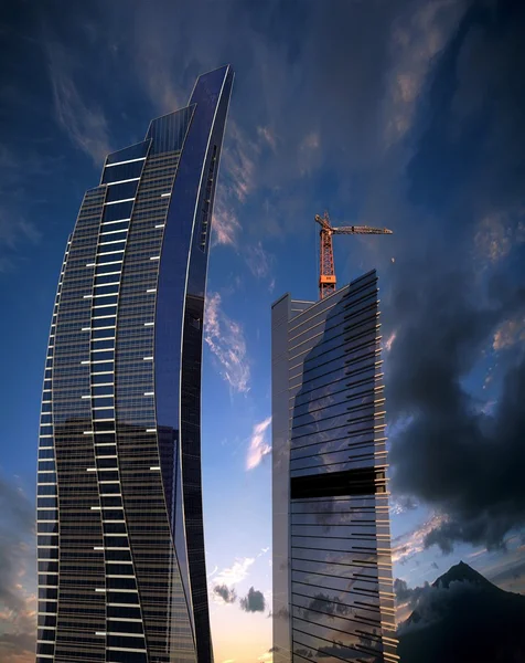 Art Eines Gebäudes Auf Dem Hintergrund Des Himmels — Stockfoto