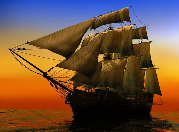 Стародавні корабель — стокове фото