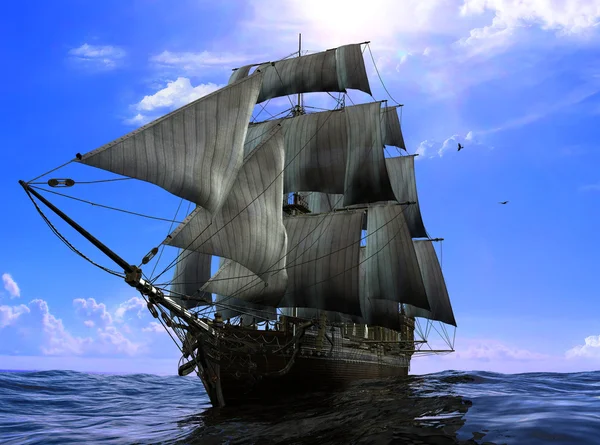 The ancient ship — Stock Photo, Image