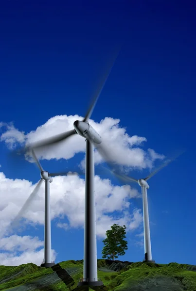 Énergie éolienne — Photo
