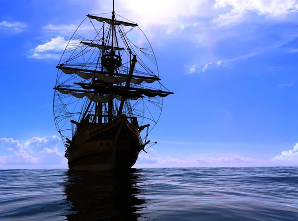 Het Oude Schip Zee — Stockfoto