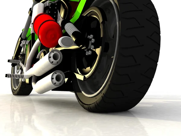 Graphic Image Motorcycle — Stock Photo, Image