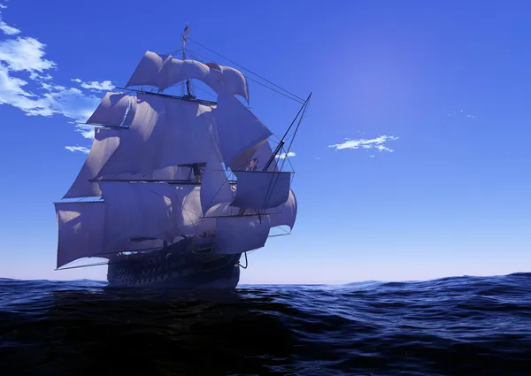 Винтажный Корабль Стиле Джаммера — стоковое фото
