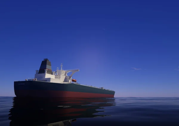 Вантажний Корабель Морі — стокове фото