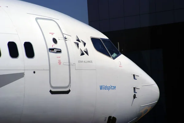 Stock image Cab passenger aircraft at the airport.