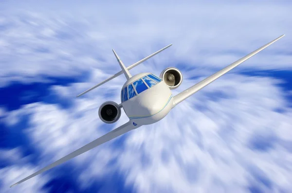 Пассажирский самолет — стоковое фото
