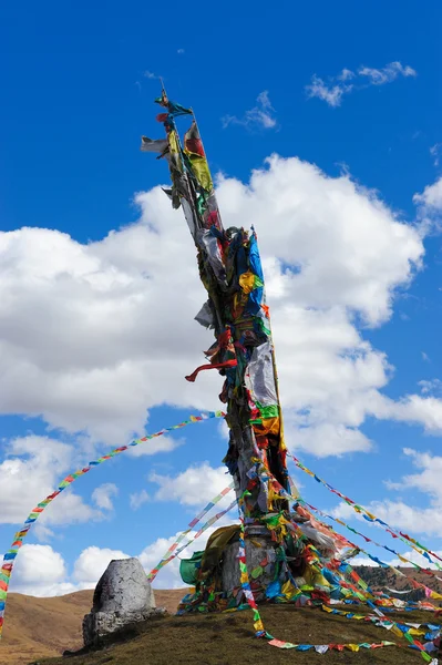 Banderas tibetanas de oración —  Fotos de Stock
