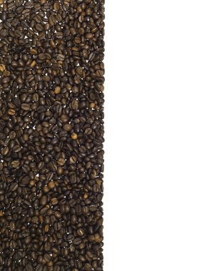 Frame made of coffee beans clipart