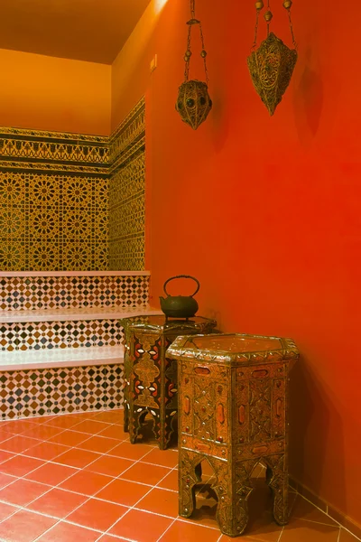 stock image Washtub in ethnic bathroom