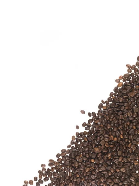 穀物コーヒーで作られたフレームワーク — ストック写真