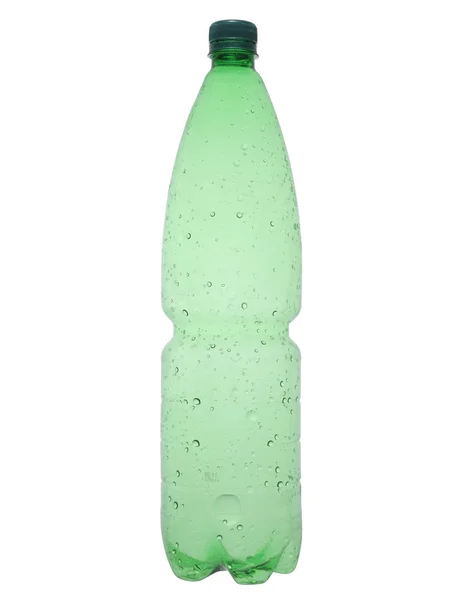 Leere Plastikflaschen Auf Weißem Hintergrund — Stockfoto