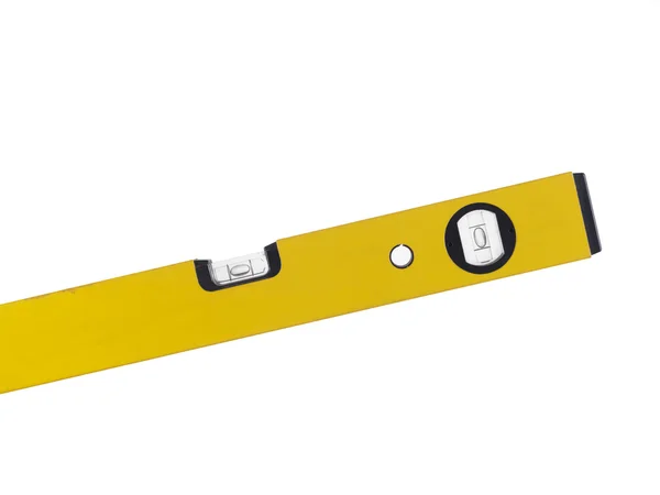 Kit Level Yellow Tools Terisolasi Pada Latar Belakang Putih — Stok Foto