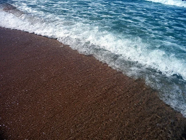 Strand-Meer-Wellen — Stockfoto