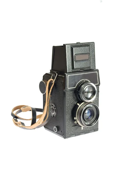 Eski vintage fotoğraf makinesi — Stok fotoğraf