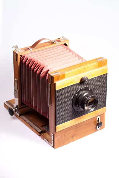 Duży format stary aparat fotograficzny — Zdjęcie stockowe