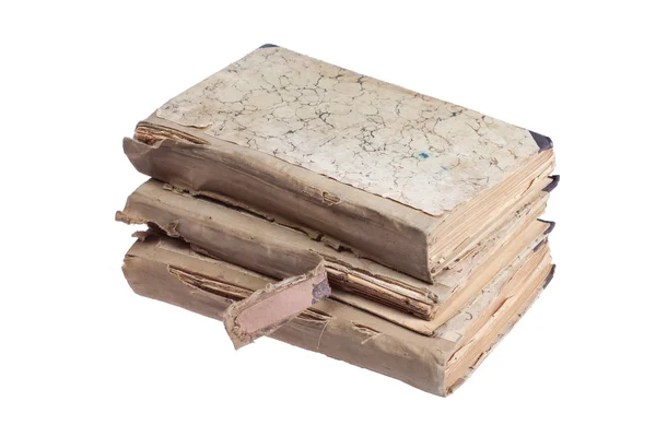Stos starych antycznych książek — Zdjęcie stockowe