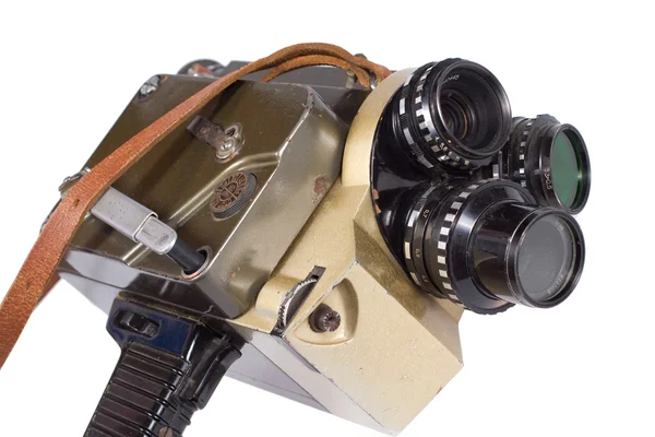 Stare czarne 35 mm slr kamery — Zdjęcie stockowe