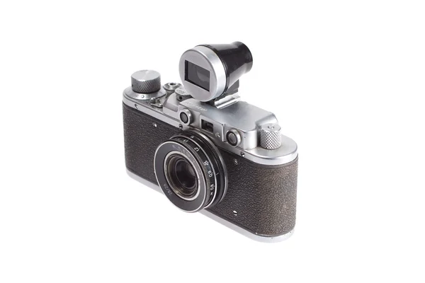 오래 된 검은 35mm slr 카메라 — 스톡 사진