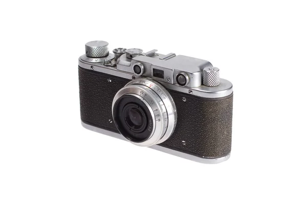 Stare czarne 35 mm slr kamery — Zdjęcie stockowe