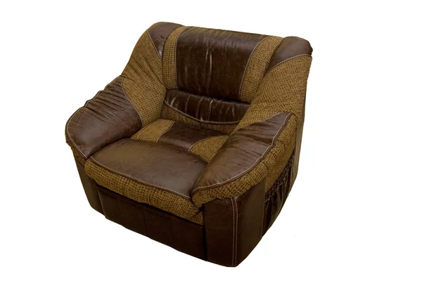 Leather armchair — Stock Photo, Image