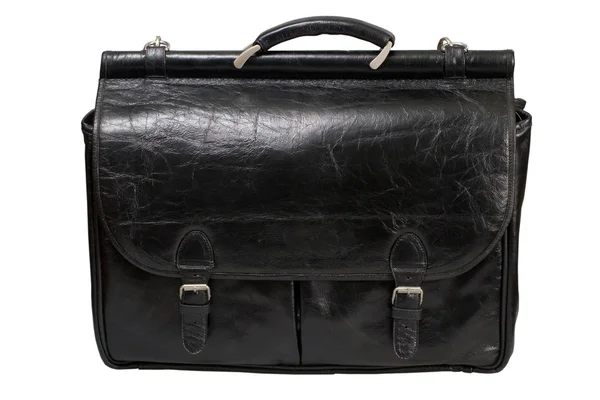 企業の黒い革のバッグ — ストック写真