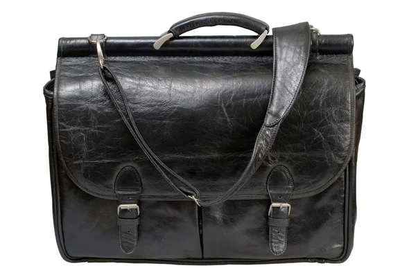 企業の黒い革のバッグ — ストック写真