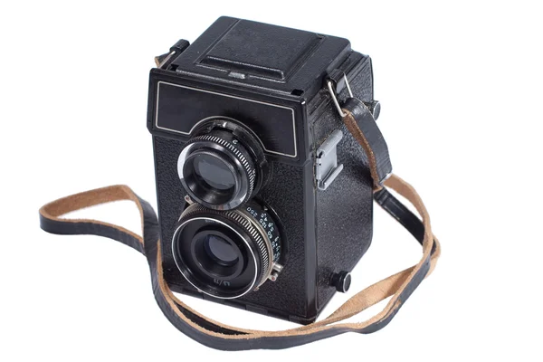 Αντίκες παλαιά φωτογραφική μηχανή φωτογραφιών — Φωτογραφία Αρχείου