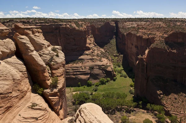 Una Vista Chelly Canyon Dell Arizona Dal Suo Versante Meridionale — Foto Stock