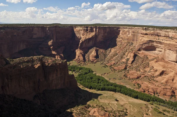 Een Weergave Van Arizona Canyon Chelly Van Haar Zuid Rand — Stockfoto