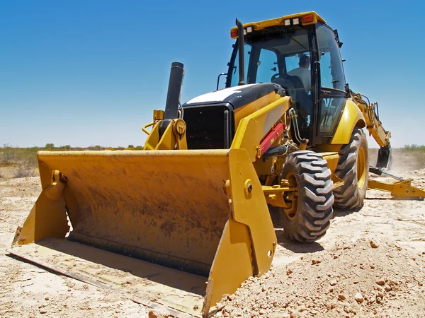 Stock image Digging the footings