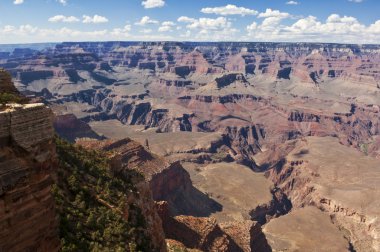 Büyük Kanyon south rim öğleden sonra