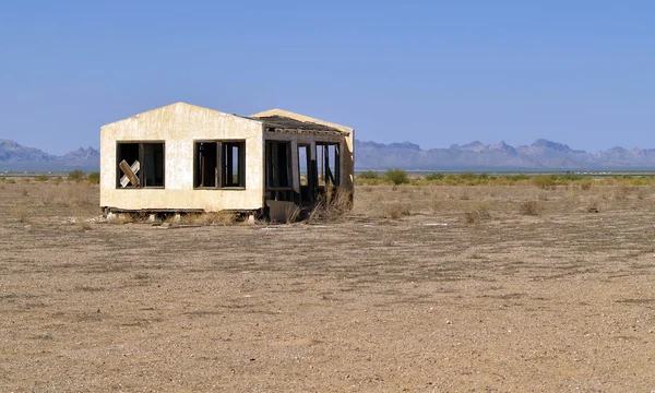 Одинокий Заброшенный Дом Отдаленном Районе Аризона — стоковое фото