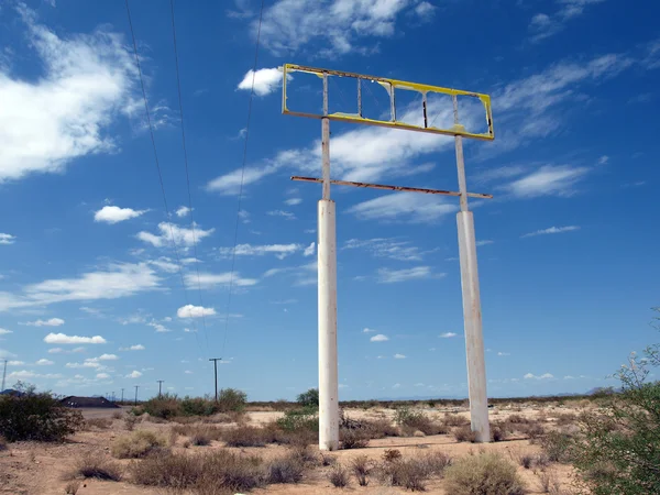 Призрачные Останки Грузовик Стоп Вблизи Поселения Stanwix Аризона — стоковое фото