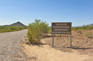 Travelers in Arizona Beware clipart