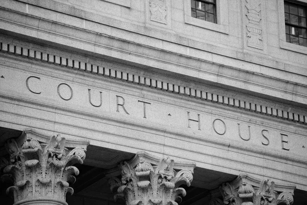 Tribunal Casa Exterior — Fotografia de Stock