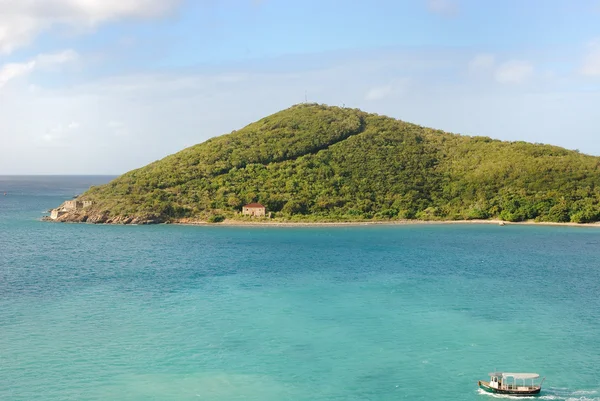 Aziz Thomas Virgin Adaları Içinde Küçük Bir Yarımada Görünümü — Stok fotoğraf