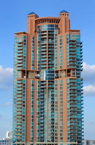 Rezidenční Výšková Miami Florida — Stock fotografie