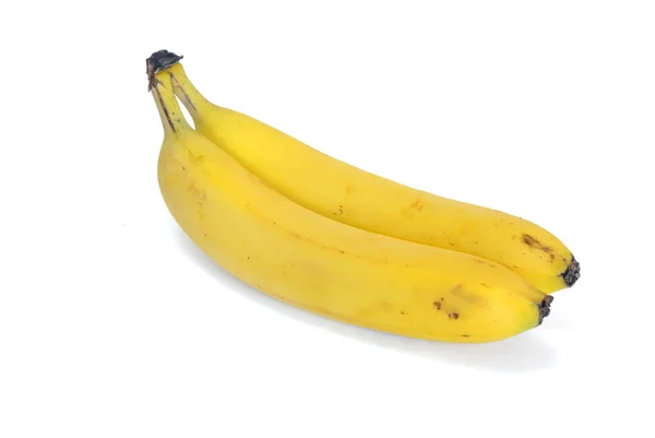 stock image Two bananas isolated on a white background.