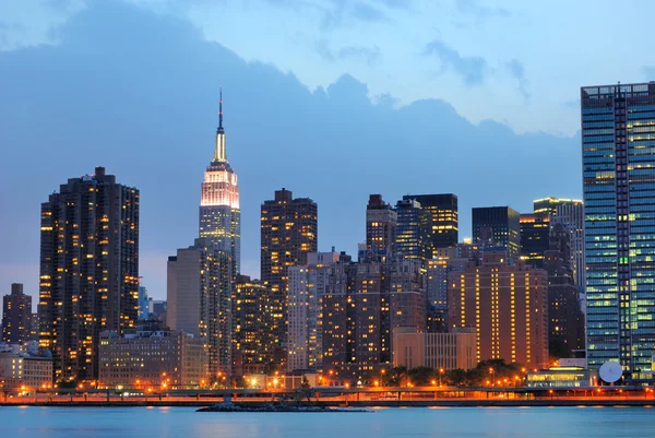 Manhattan şehir merkezi. — Stok fotoğraf